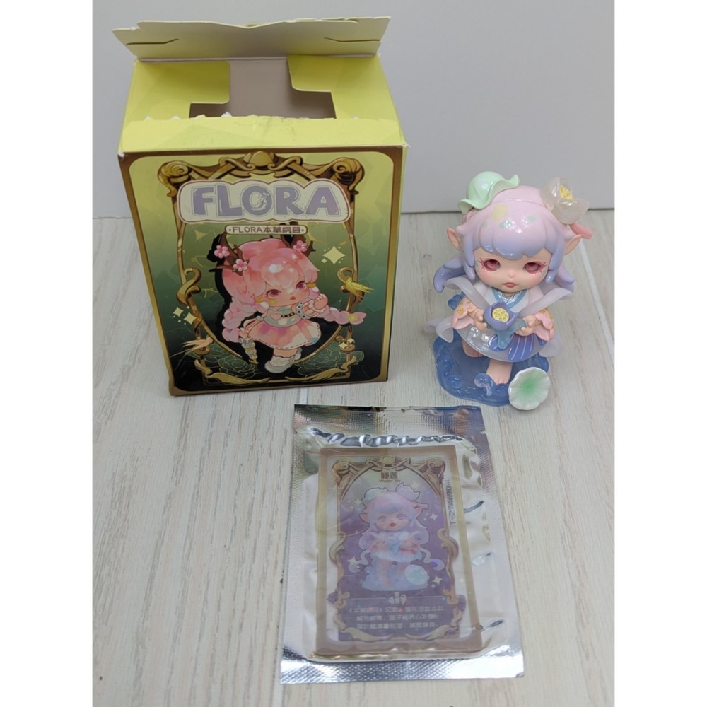 FLORA Compendium of Materia Medica Blind Box Water Lily Figure Box‎ Card